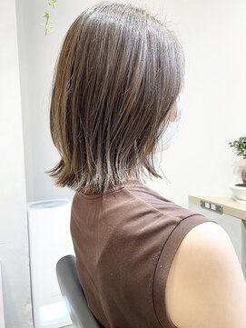 レトン 銀座(leton) 美髪/ホワイトグレージュ/大人かわいい/こなれミディ[銀座]