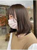 『ブリーチ無し』柔らかアッシュベージュカラー