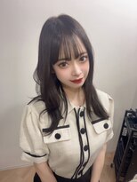 ぱっつん前髪/韓国ミディアム/髪質改善20代30代40代