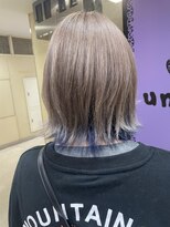 アンリップ ジー(salon unripG) h.i #ミルクティー #インナーブルー