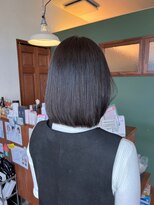 シェール(cher)&nbsp;艶髪サイドレイヤー ボブ◇【cher西宮北口：三田】