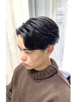 ヨシザワインク バンダイ(YOSHIZAWA Inc. BANDAI)&nbsp;センターパート/ツーブロック/重め/ビジネス/10代/20代/30代