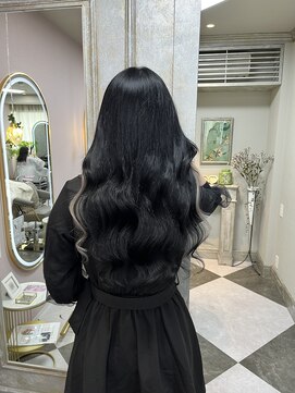 ガルボヘアー 名古屋栄店(garbo hair) #名古屋#栄#プルエクステ#インナーカラー#黒髪ロング#10代#20代
