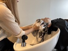 【泡パック/ホットスチーム】*シャンプーの泡でマッサージ*