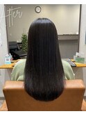 髪質改善ストレート