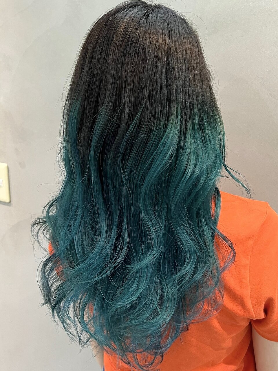 グラデーションカラー/ターコイズブルー/グリーン/推しカラー