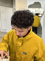 ショートピンパーマ
