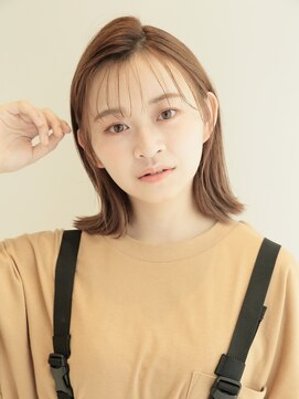 ロンド レグリーズ 立川(Lond leglise) タッセルボブ/ミニボブ/フェイスレイヤー/顔まわり/グレージュ