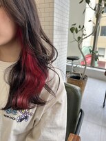 トリムバイエンヴィ(tlim by ENVY)&nbsp;イヤリングカラー　レッドカラー