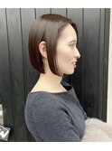 切りっぱなしボブ