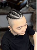 髪遊戯倶楽部&nbsp;地毛コーンロウ