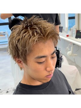 ルースト 西院店(ROOST) スパイキーショート ／メンズショート／ブリーチ