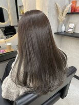 ルノン フィージュ(LUNON fieju)&nbsp;アッシュグレージュ/ブリーチなしカラー/秋カラー