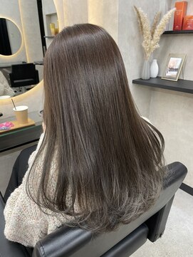 ルノン フィージュ(LUNON fieju) アッシュグレージュ/ブリーチなしカラー/秋カラー