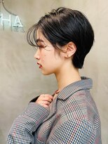 Steelo  小顔ショート×シアーグレージュ