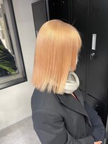 ペレ 渋谷(PELE)&nbsp;イメチェン/ホワイトブロンド/外ハネボブ/美髪/渋谷