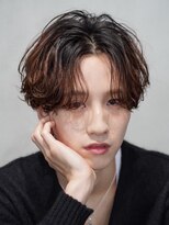 韓国センターパートニュアンスパーマフェザーパーマメンズカット