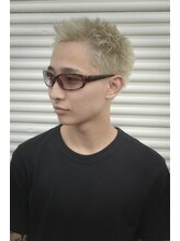 ジーン カットクラブ(GENE CUTCLUB) ホワイトスパイキーショート