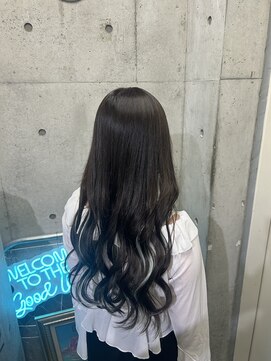 インク 渋谷(INK.) グレージュ エクステ水色インナー