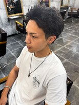 アムレヘアーエタ(amule hair eta)&nbsp;【amule hair eta】オールバックショート/束間ショート/20代