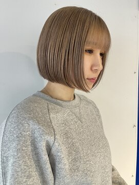 リノショアーズ 元町店(RINOSHORES) 10代20代★大人かわいいダブルカラーブリーチミルクティーカラー