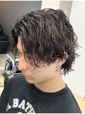 men's/MEN'S/メンズカット/メンズパーマ/郡山/眉毛/サーフカール
