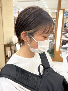 モリオ フロム ロンドン サッポロファクトリー店(morio FROM LONDON) 【morio】札幌ショート　大人かわいい耳かけショート