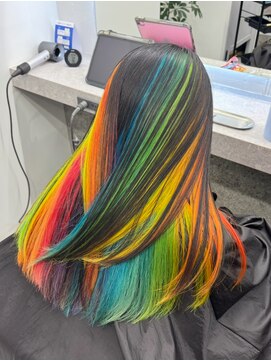 いろあそび 八王子 【インナーカラー】レインボー