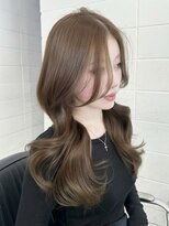 ココ 本八幡(KOKO)&nbsp;M黒髪小顔ヘアオリーブグレー艶髪クラゲヘアーココアベージュ