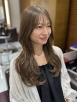 ザザ ZA/ZA 目白&nbsp;【透明感オリーブベージュ】くびれレイヤーカット/目白美容室