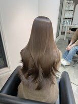 ルル(Lulu)&nbsp;梅田/ブラウン/ベージュ/レイヤー/前髪カット/縮毛矯正/髪質改善