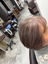 プリズム ヘアーデザイン 北坂戸店 ピンクパールグレージュで白髪ぼかし