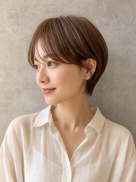 ミム(Mimu) 20代30代40代/小顔似合わせカット/大人ショート/くびれショート