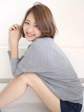 ヘアー ルーム レッド(hair room. red by NYNY) ボブ×大人可愛い×シナモンベージュ