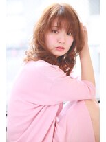 クロワ(croix) 【croix】フリンジバング×Feminine girl