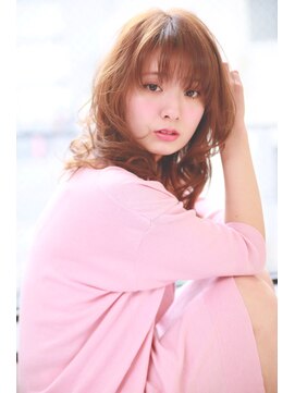 クロワ(croix) 【croix】フリンジバング×Feminine girl