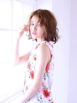 アース 上野店(HAIR&MAKE EARTH) ふわっと柔らかうぶカールボブ【EARTH上野】