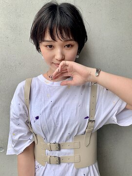 サンクス 品川港南(THK.) 【THK.品川】ミニマムマッシュショート × 暗髪