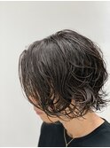 大人クール☆無造作スパイラルウェーブ×ハンサムショート