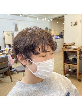 ギフト ヘアー サロン(gift hair salon) ショート×ウェーブパーマ