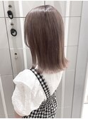ブリーチで作るミルクティーベージュ&グレージュ