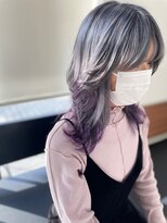 ノチ(Noci)&nbsp;【和田寧々】シルバー/グレー/裾カラー