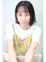 デヴェロペ(Devellope.)&nbsp;【Devellope.】切りっぱなしボブ　シースルーバング