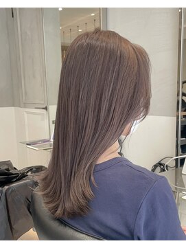 ガリカ 蔵前(Gallica) 【佐久間史将】柔らかベージュカラーxまとまるセミロング