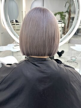 ガガ 心斎橋(GAGA) イメチェン◎ペールベージュ大人ガーリーハッシュカット