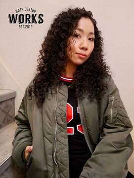 ワークス ヘアデザイン(WORKS HAIR DESIGN) ロングスパイラルパーマ
