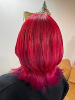 エルフゥ(Elle fou)&nbsp;ウルフカット　チェリーレッド