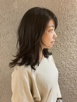 ハートボックス 四谷店(Heart box) 顔まわりレイヤーゆるふわセミディ