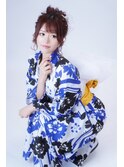 夏祭り/心斎橋/ヘアメ/セットサロン
