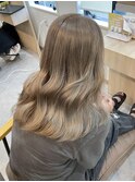 ミルクティーベージュインナーカラーダブルカラーブリーチ